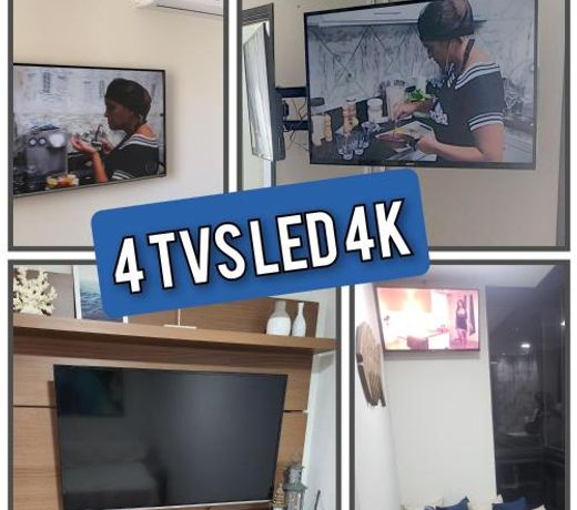 Apartamento Quartos Vista Praia do Morro Casais Melhor LocalizaÃ§Ã£o, Super Completo 4 TVs Led, Camas-box Novas, 2 Quartos SuÃ­te, Garagem, 2 Ar Condicionados, Wifi 300mb, Varanda Gourmet, Cervejeira, Novo para FamÃ­lias