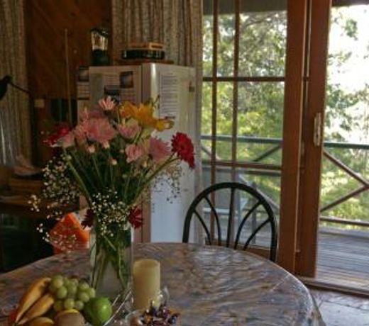 Nutley Cottage with river view Bermagui Linen provided