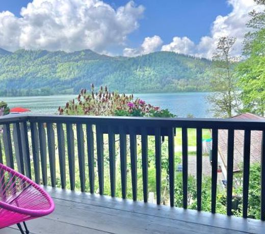 Ferienwohnung Strandbad - Alpen PopArt mit direktem Seezugang