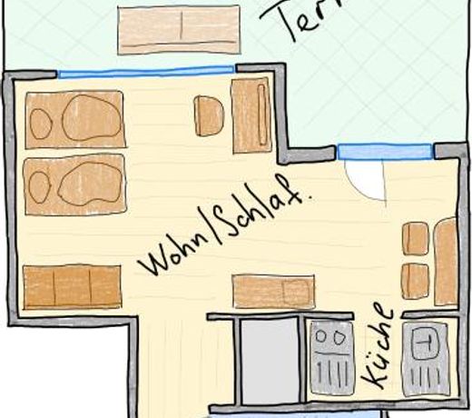 Central apartment with Terrace