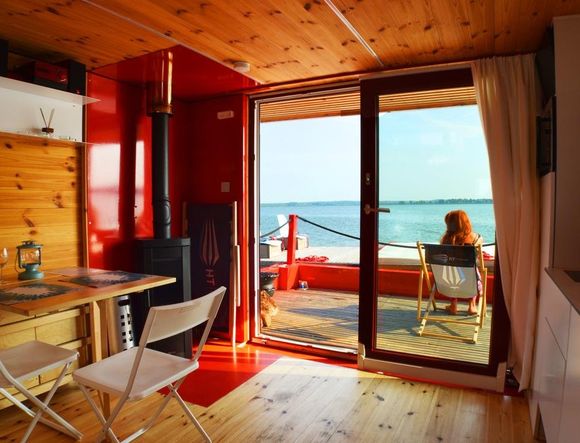 Domki na wodzie - HT Houseboats - with sauna, jacuzzi massage chair