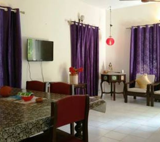 GRSTAYS - CALANGUTE BEACH VILLA # 3BHk # POOL # KITCHEN # 300MTS TO BEACH #