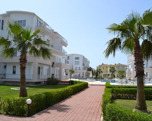 Antalya belek nirvana club 1 first floor 2 bedrooms pool view with water slide close to center - Белек - фото 1