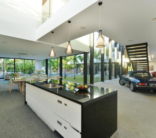 Glass House on the Beach