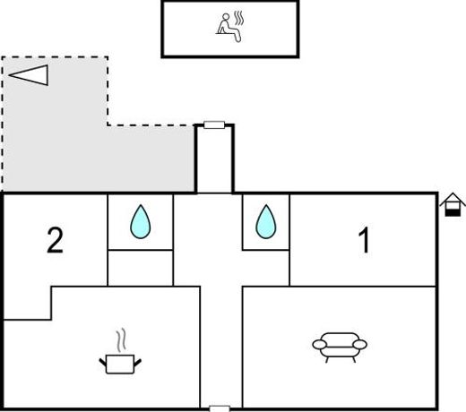 Awesome apartment in Gelting with 2 Bedrooms and WiFi