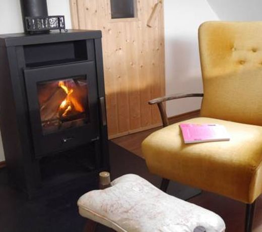 Beautiful holiday home in the Weser Uplands with sauna and fireplace