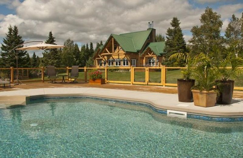 GRAND CHALET EN BOIS ROND