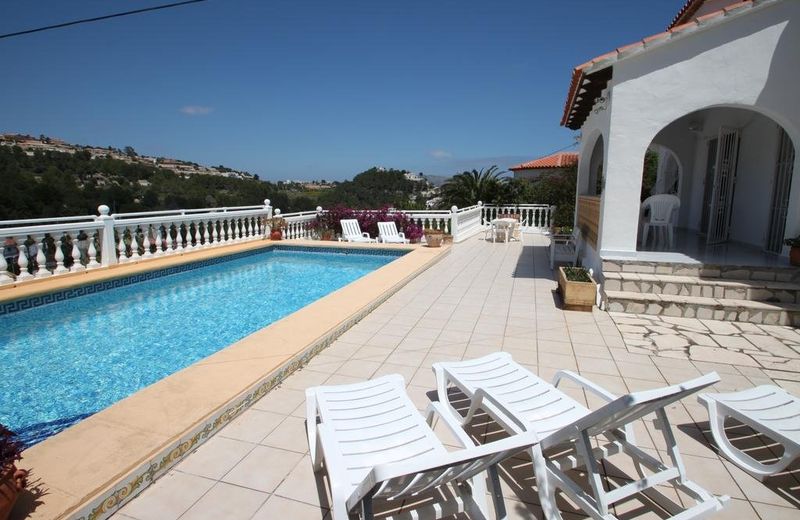 Paraiso Terrenal 4 - well-furnished villa with panoramic views by Benissa coast