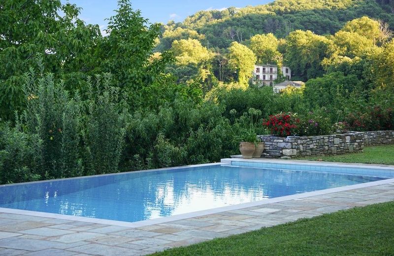 5 bedrooms villa with sea view private pool and enclosed garden at Tsagkarada 7 km away from the beach