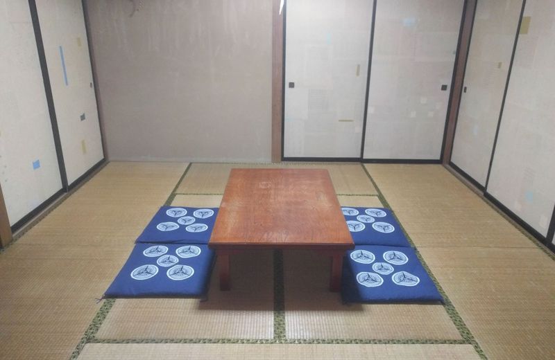 Tomo's hut in Japanese old style