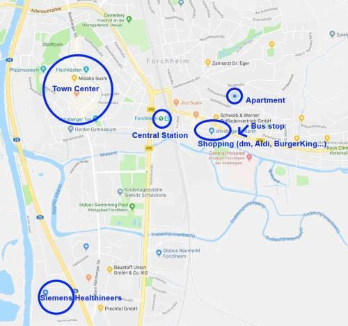 Sonnige EG-Wohnung mit Garten Terrasse in Forchheim