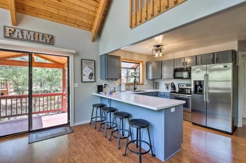 Modern Munds Park Home with Loft, Deck and Fire Pit