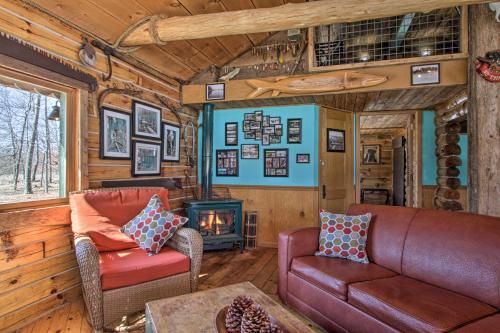 Cabin with Private Island Less Than 6 Miles to Sand Valley!