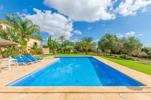 4 bedrooms villa with private pool enclosed garden and wifi at Colonia de Sant Jordi 8 km away from the beach