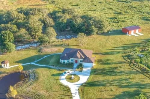 Ranch home in a 100 acre farm