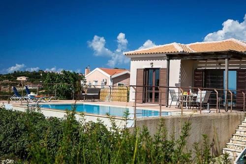 Unique Kefalonia Villa Villa Spartia Bay Cottage Sea Views Lourdas