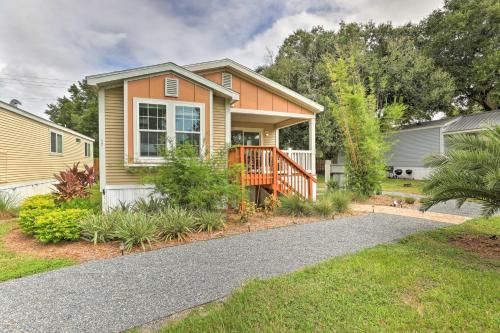 Modern Home with Porch and Private Canal to Lake Eloise