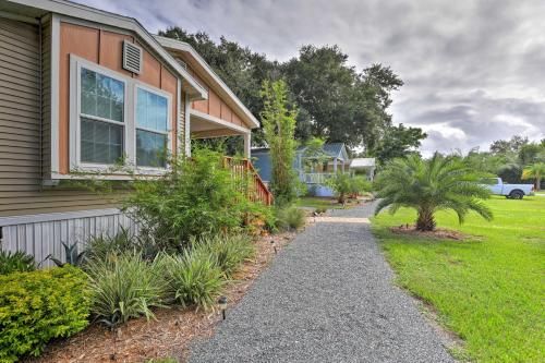 Modern Home with Porch and Private Canal to Lake Eloise