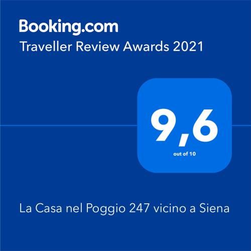 La Casa nel Poggio 247 vicino a Siena