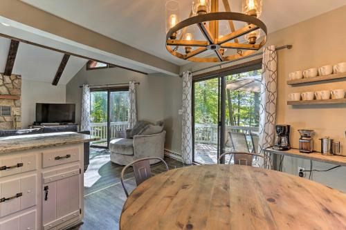 Home with Fire Pit and Game Room, 400ft to Lake!