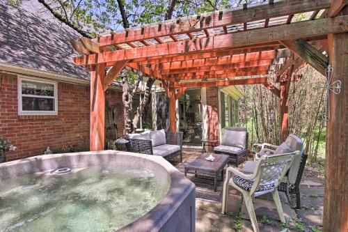 Private Home with Hot Tub and Patio Near Downtown Tulsa