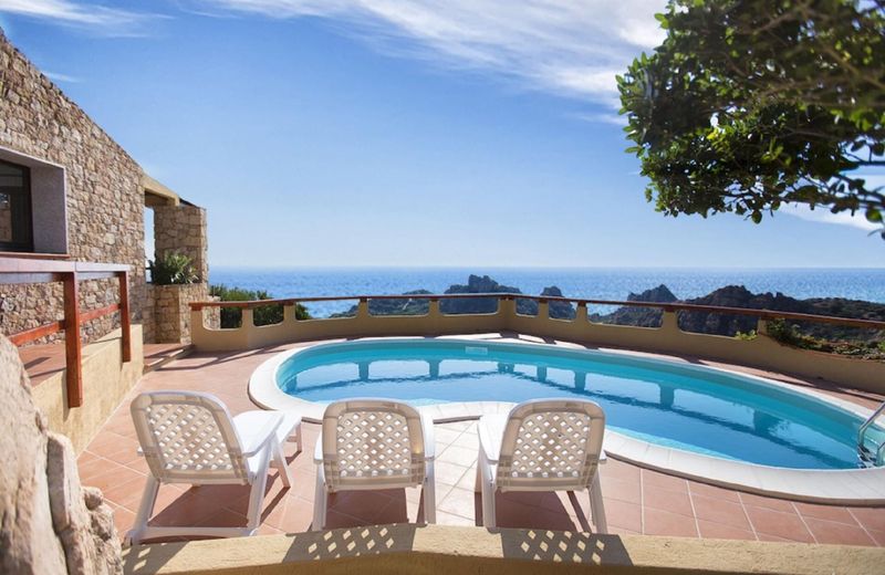 Costa Paradiso villa with sea view pool