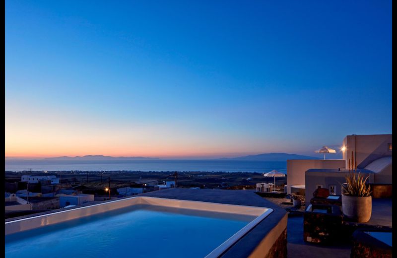Elysian Villa with Private Pool with Sea Sunset View 4 Guests