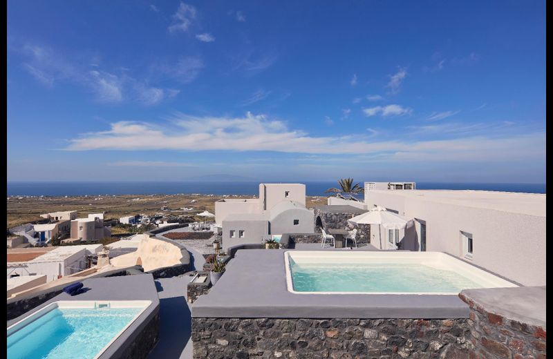Elysian Villa with Private Pool with Sea Sunset View
