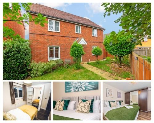 Homely Spaces Bedford 5-Bed House with SUPER KING BEDS, Up to 12 Guests, Free Parking, WiFi, Garden