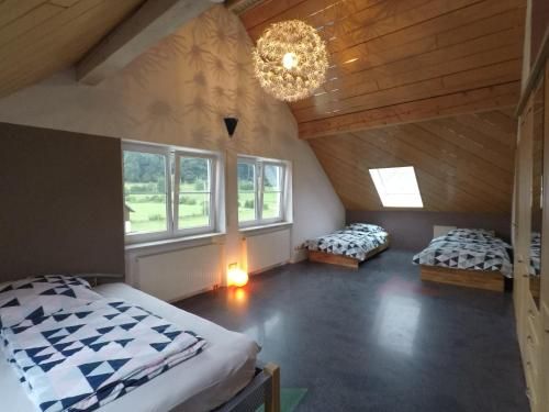 Ferienwohnung Leutkirch offen hell hoch schöne Aussicht