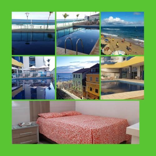 Studio Lateral vista mar Barra cama de casal Netflix