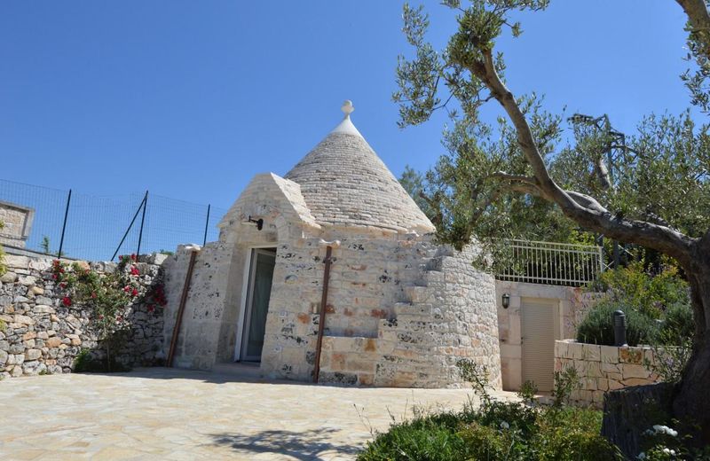 Romantic trullo w/ terrace & pool in Itria Valley