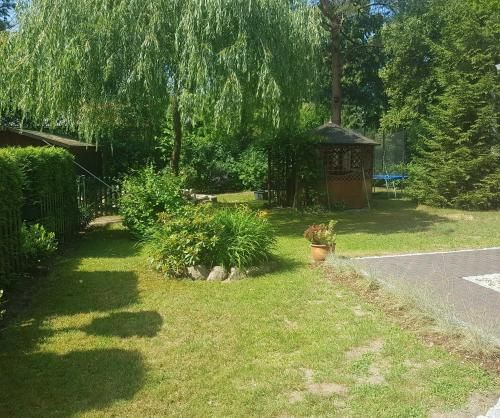 Blockhaus Canow mit Fahrrädern