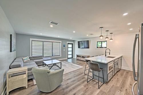 Chic Beach Home with Heated Pool 1 Mi to Ocean!