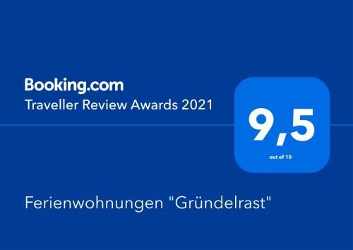 Ferienwohnungen "Gründelrast"