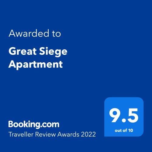 Great Siege Apartment
