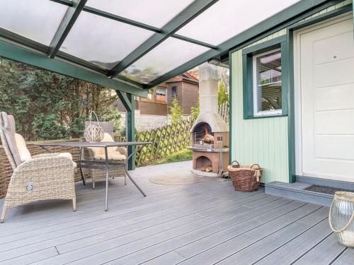 Detached holiday home with terrace next to the forest in the idyllic Harz