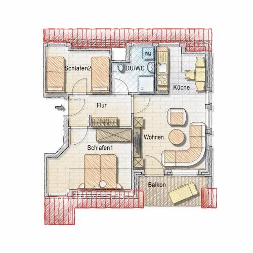 Ferienwohnung Muhlichen