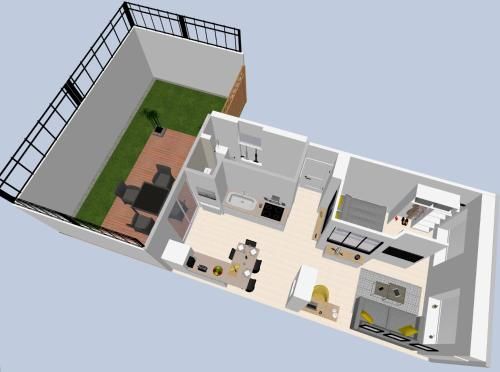 Le P'tit Atelier, Terrasse privative