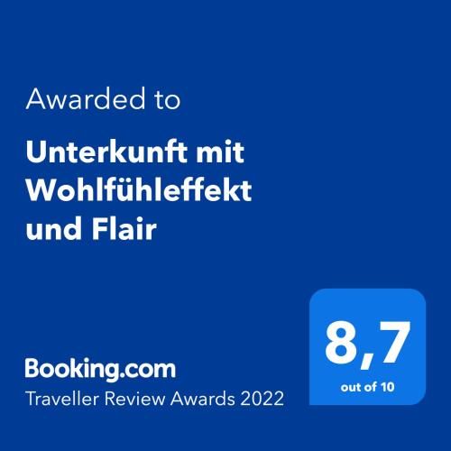 Unterkunft mit Wohlfühleffekt und Flair