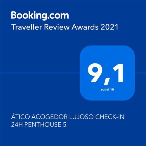 ÁTICO ACOGEDOR LUJOSO CHECK-IN 24H PENTHOUSE 5