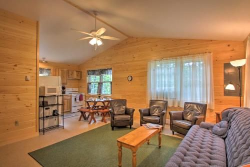 Family Cabin with Beach Access on Panther Pond