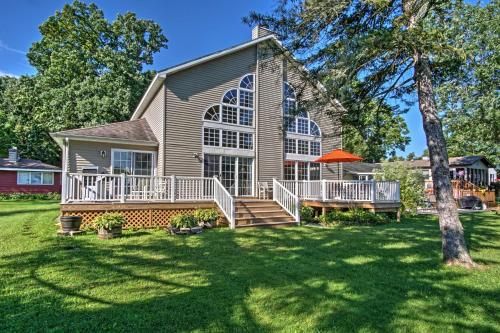 Waterfront Vandalia House with Dock on Donnell Lake!