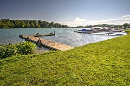 Waterfront Vandalia House with Dock on Donnell Lake!