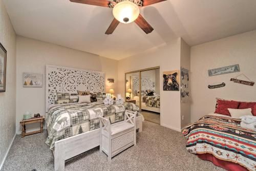 Spacious Alto House on 8 Private Acres with Hot Tub!