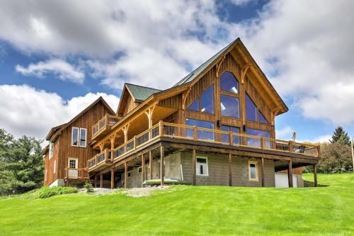 Naples Cabin with Large Wraparound Deck and Lake Views!