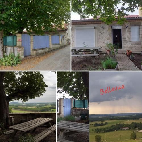 Studio Bellevue 3 rue du bourg a Montastruc 47380 entrée indépendante