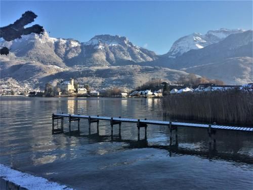 Lac Annecy plage privée, Duplex Baie des voiles