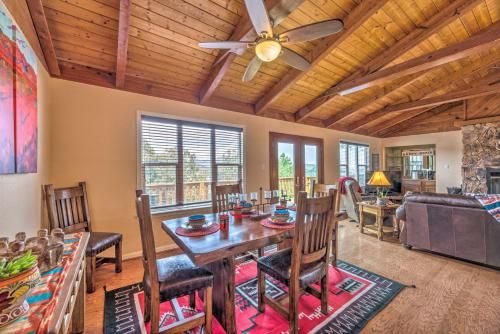 Ruidoso Area Retreat with Stunning View and Sauna