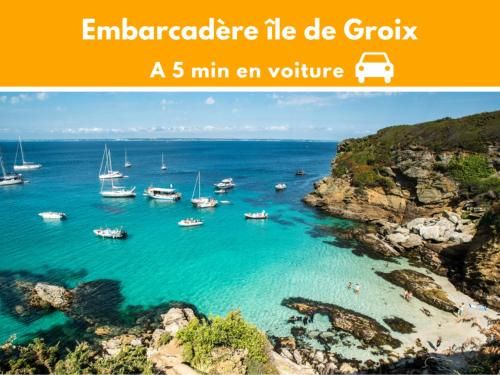 Lorient - LE GRAND LARGE - Grand Balcon Plein Sud - Lit Queen Size